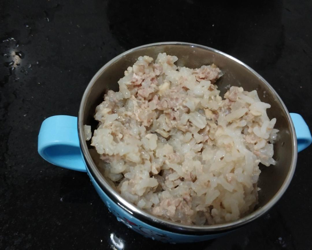 香菇瘦肉宝宝饭的做法