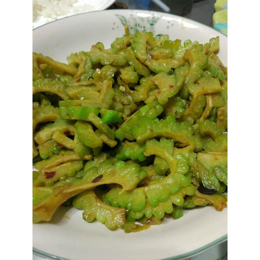 清炒苦瓜