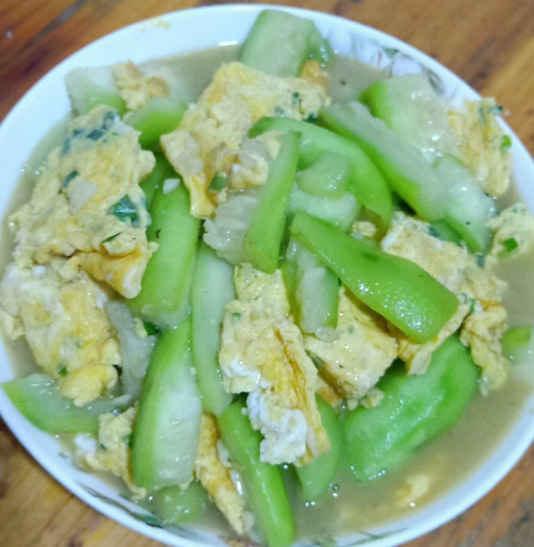 丝瓜炒鸡蛋