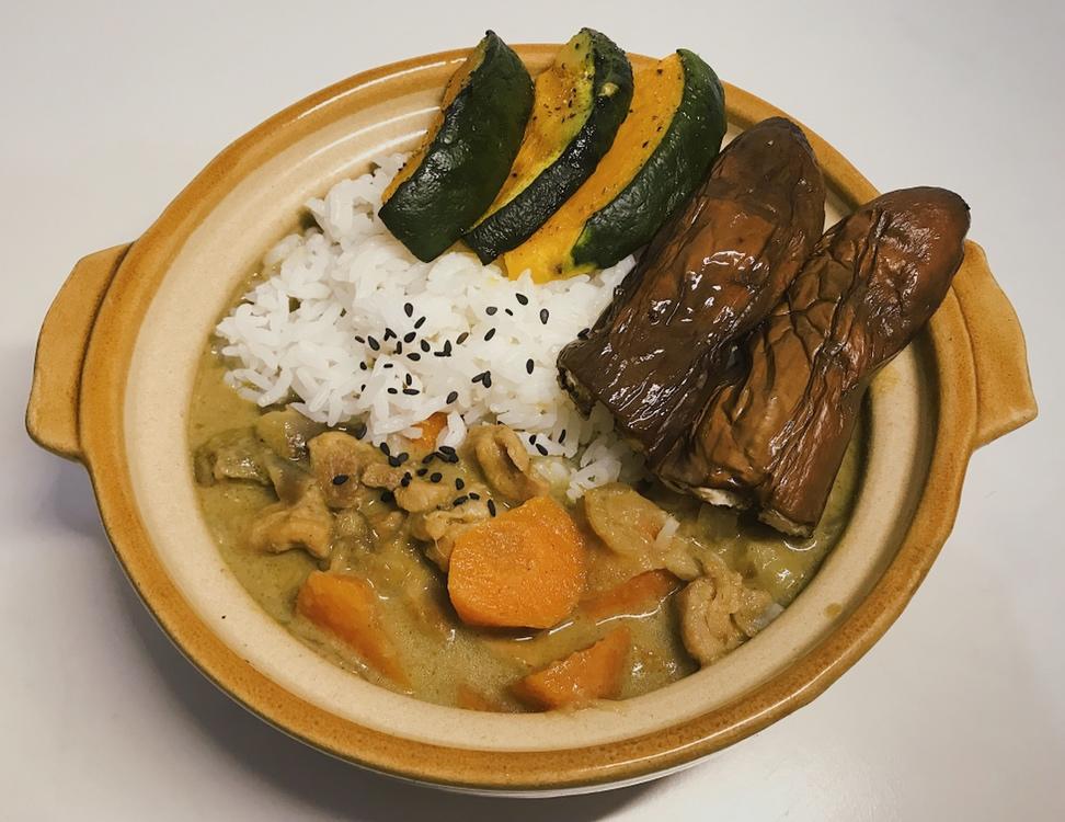 日式茄子蘑菇咖喱