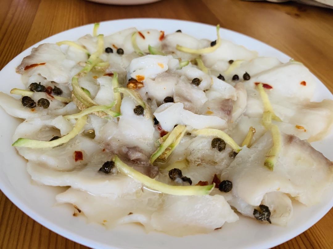 花椒蒸鱼片