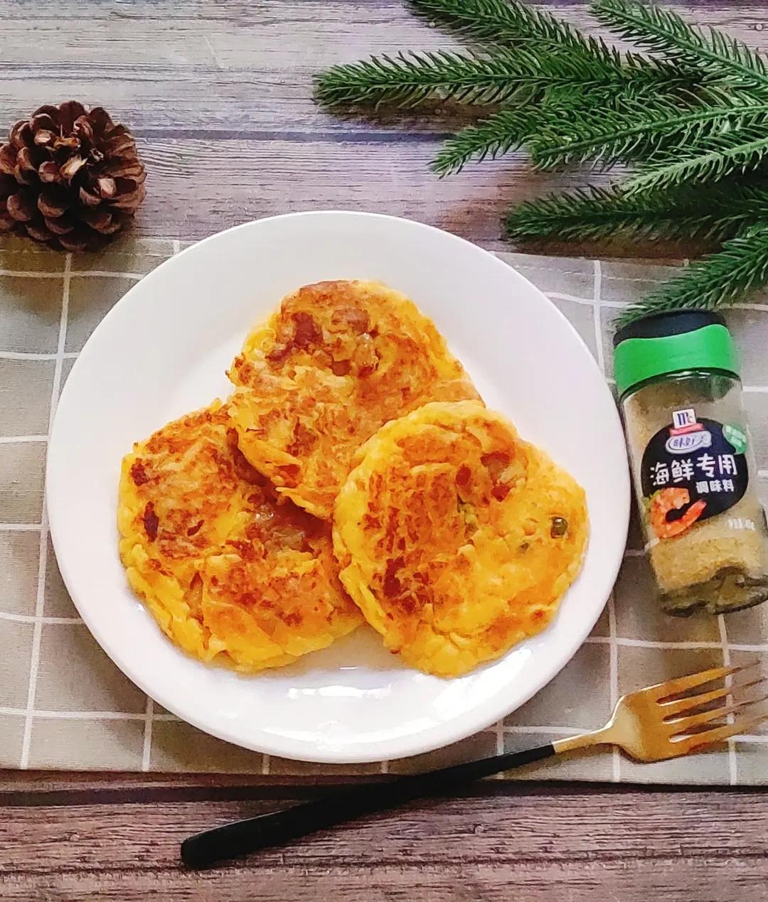 味好美虾仁土豆饼