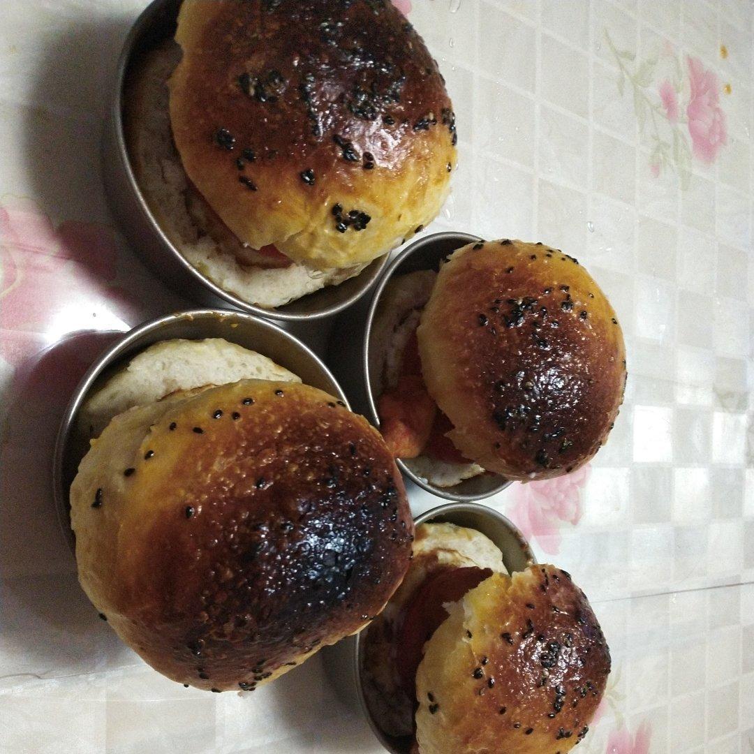 自制营养肉饼汉堡包