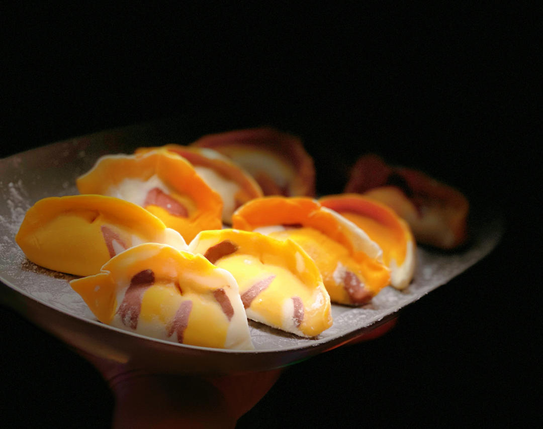 不易翻车改良版虎皮饺子