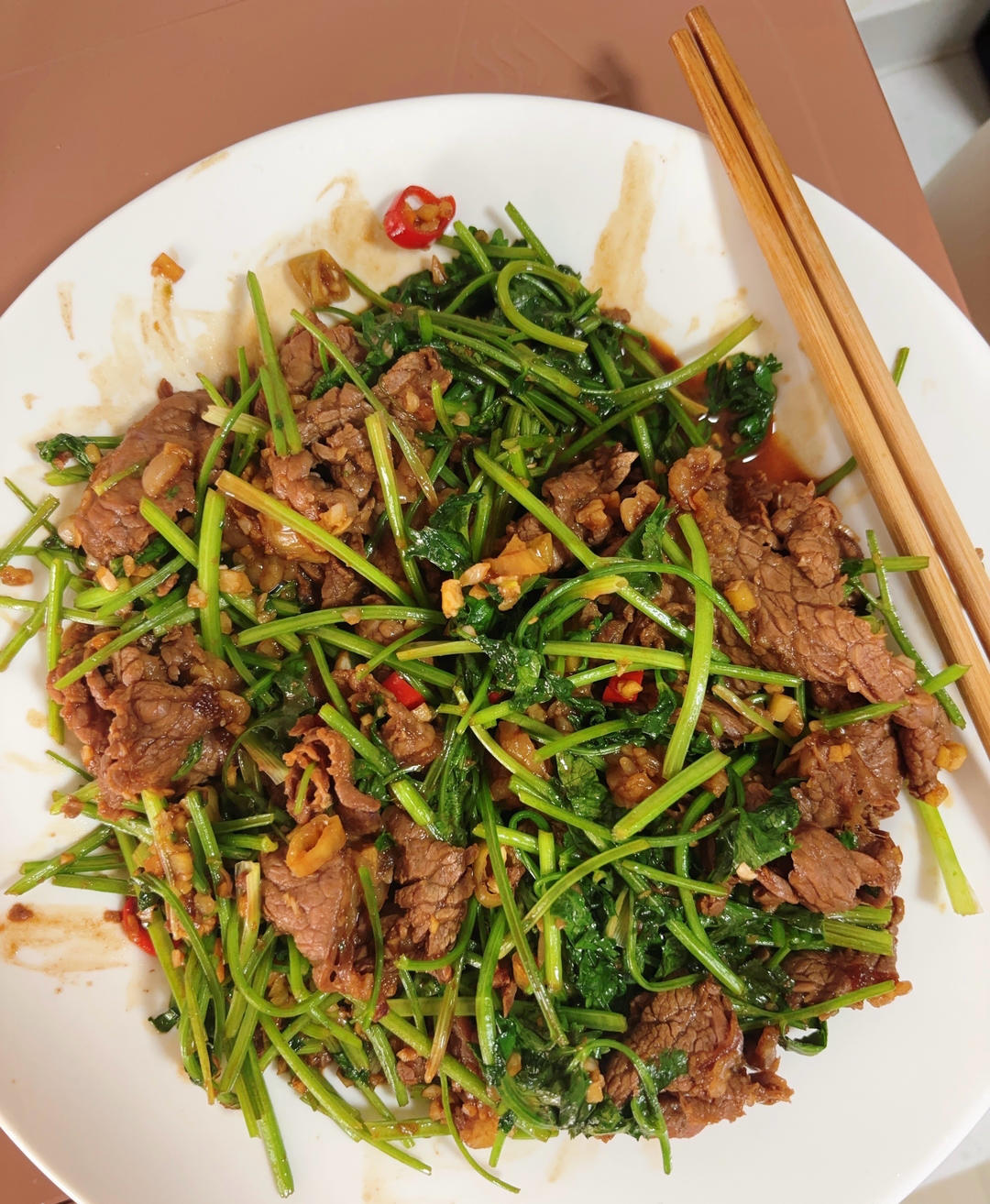 小炒黄牛肉