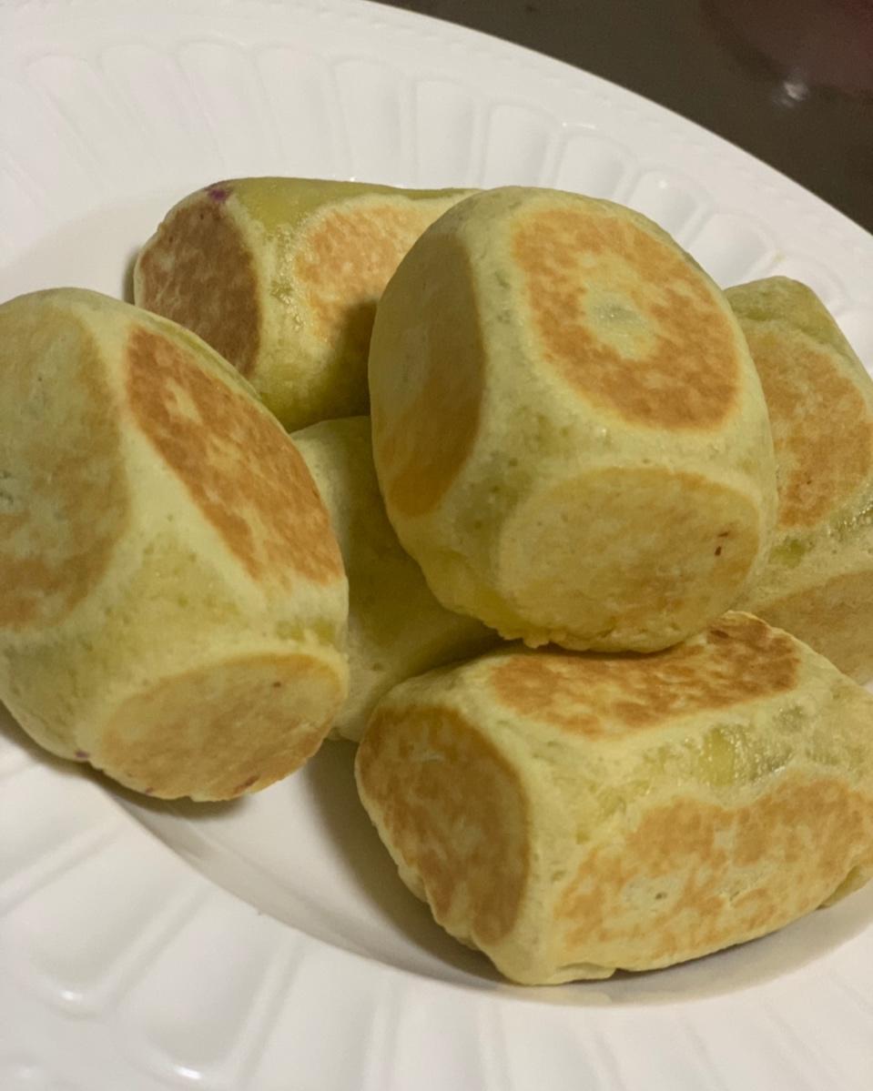 【爆浆紫薯仙豆糕】
