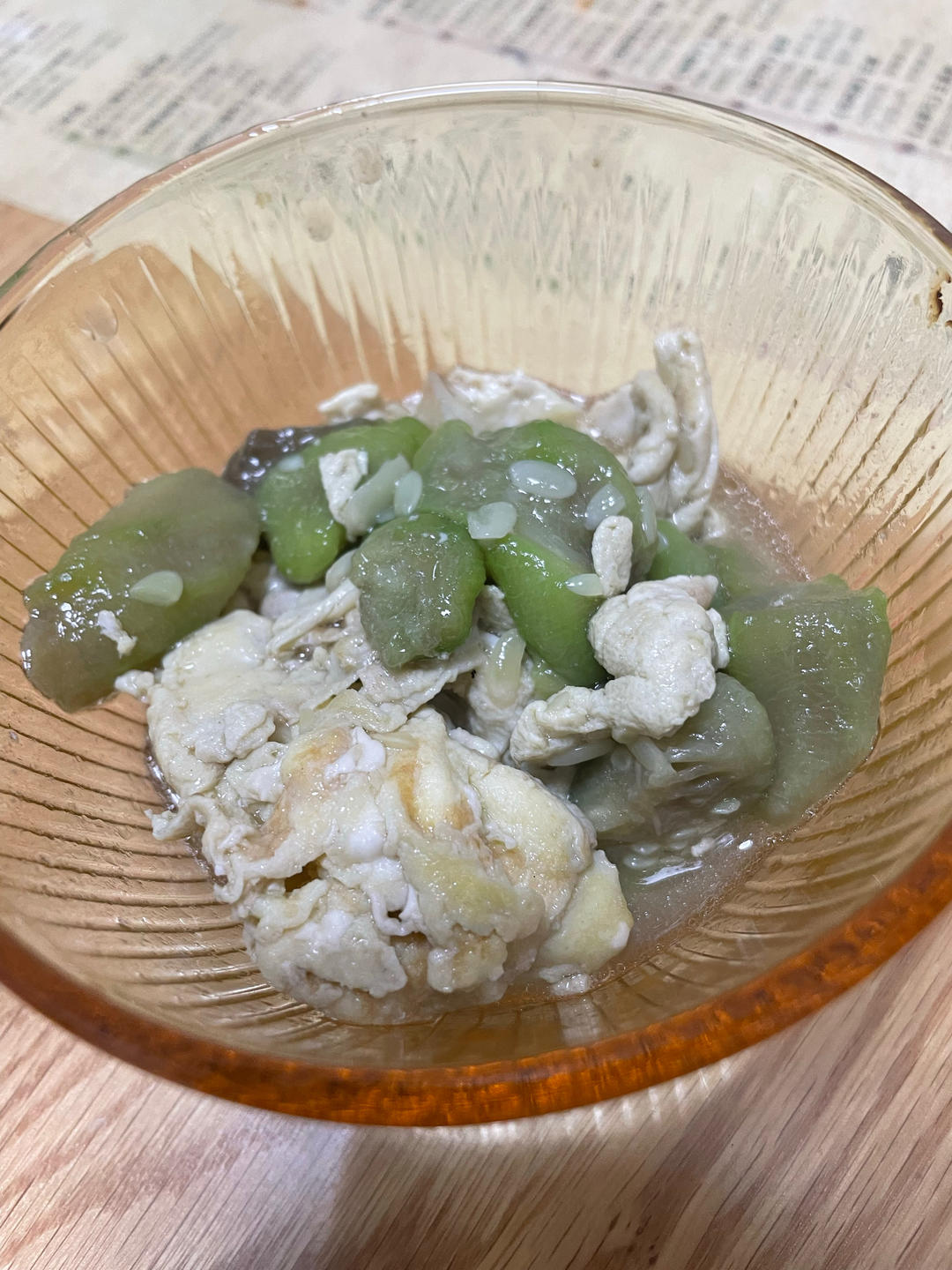 丝瓜炒蛋