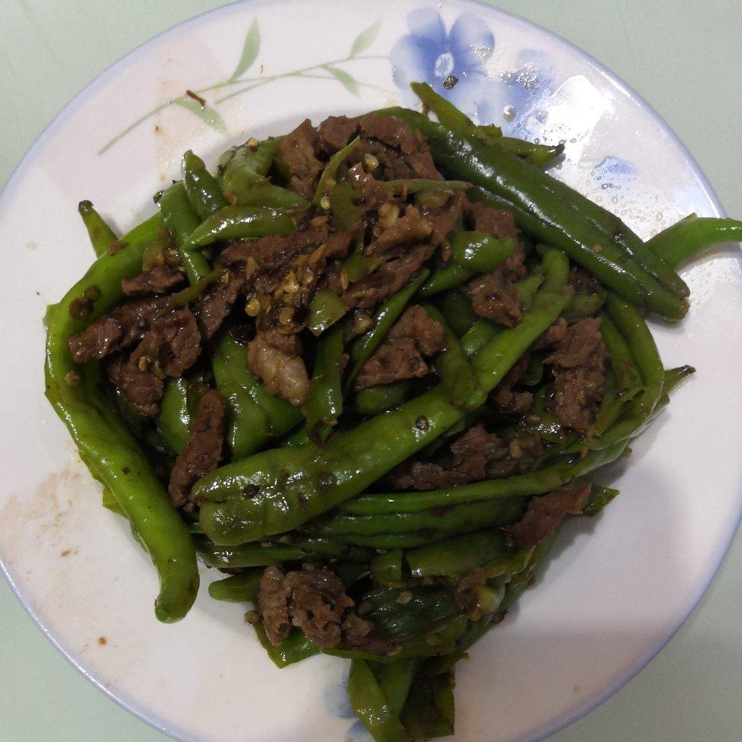 杭椒炒牛柳
