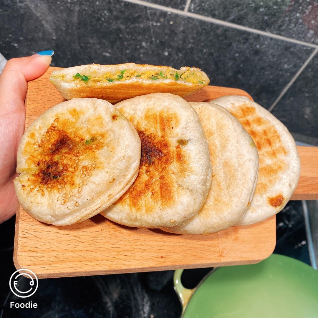 不用去早餐店的发面馅饼