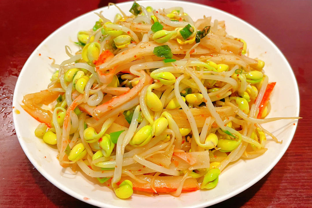 拌豆芽