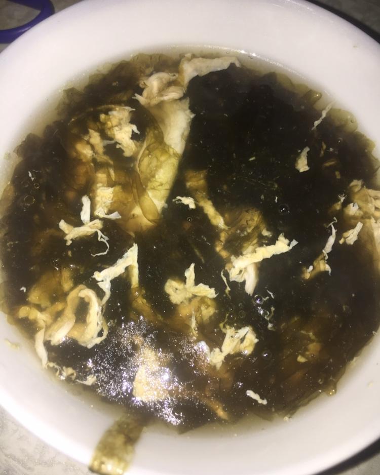 快手紫菜蛋花汤