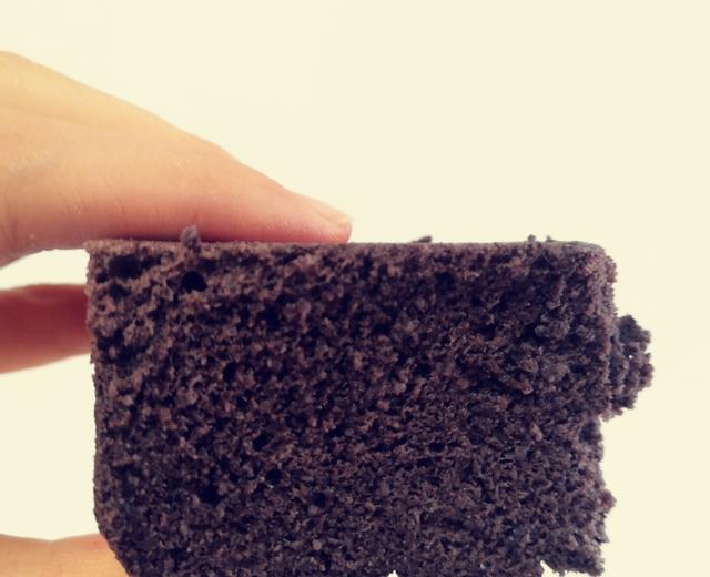 纯黑米的黑米糕