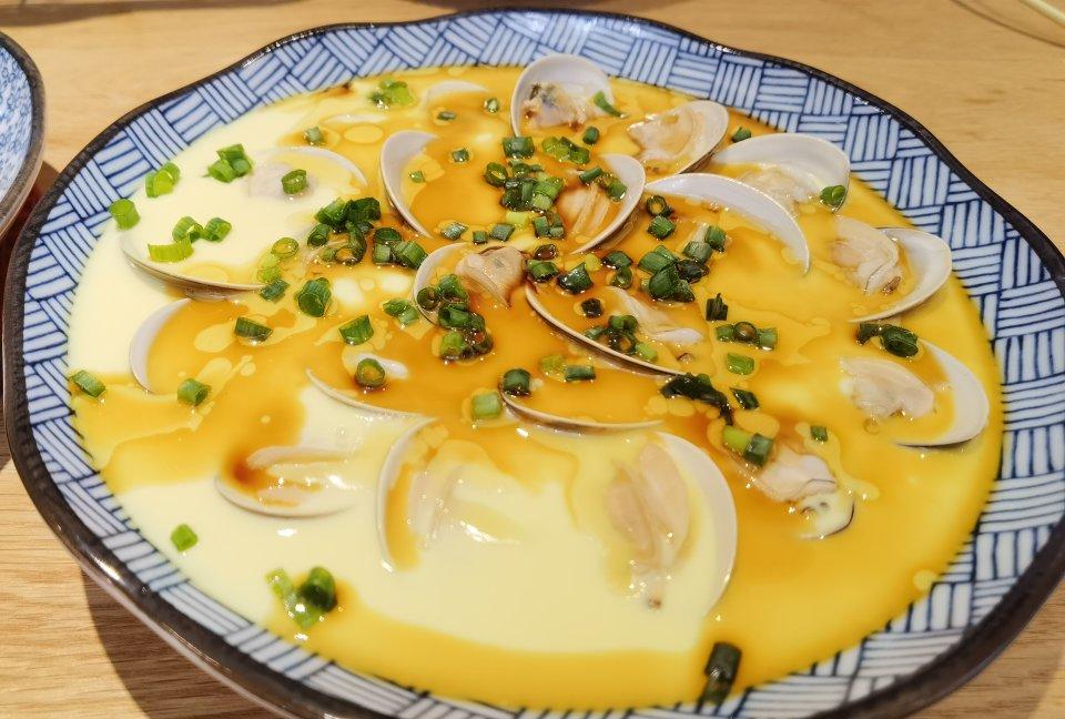 超滑嫩的蛤蜊炖蛋