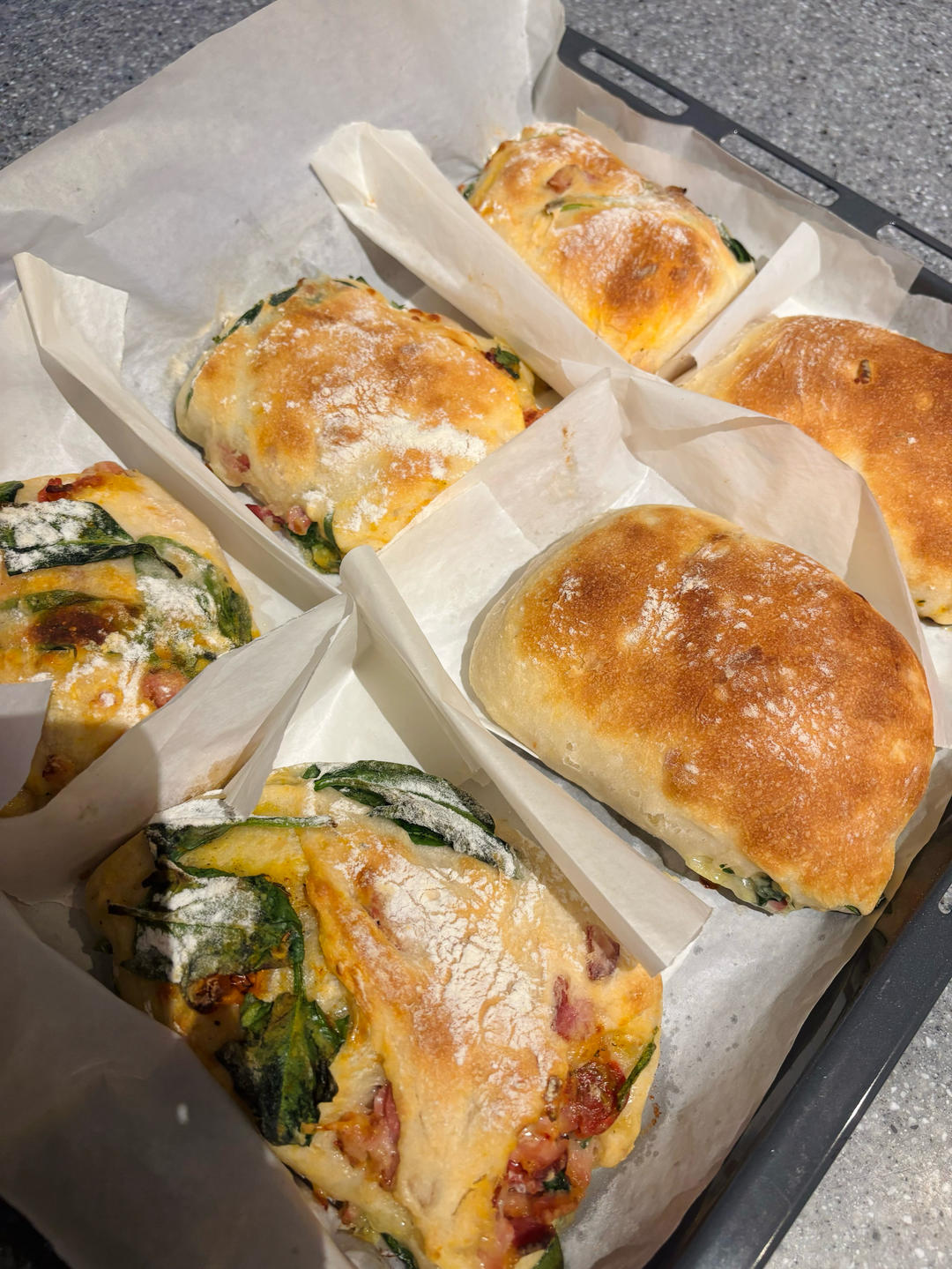 【ciabatta】家庭版恰巴塔，软乎乎的拖鞋面包