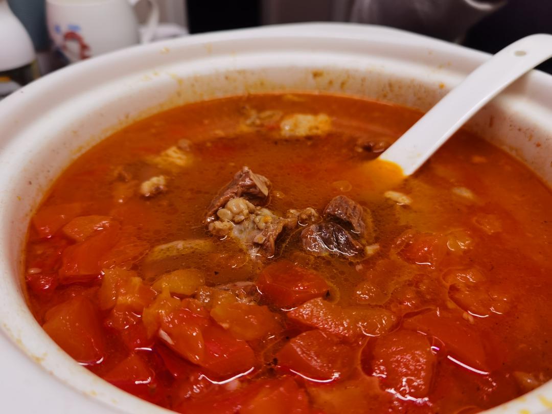 番茄土豆炖牛腩