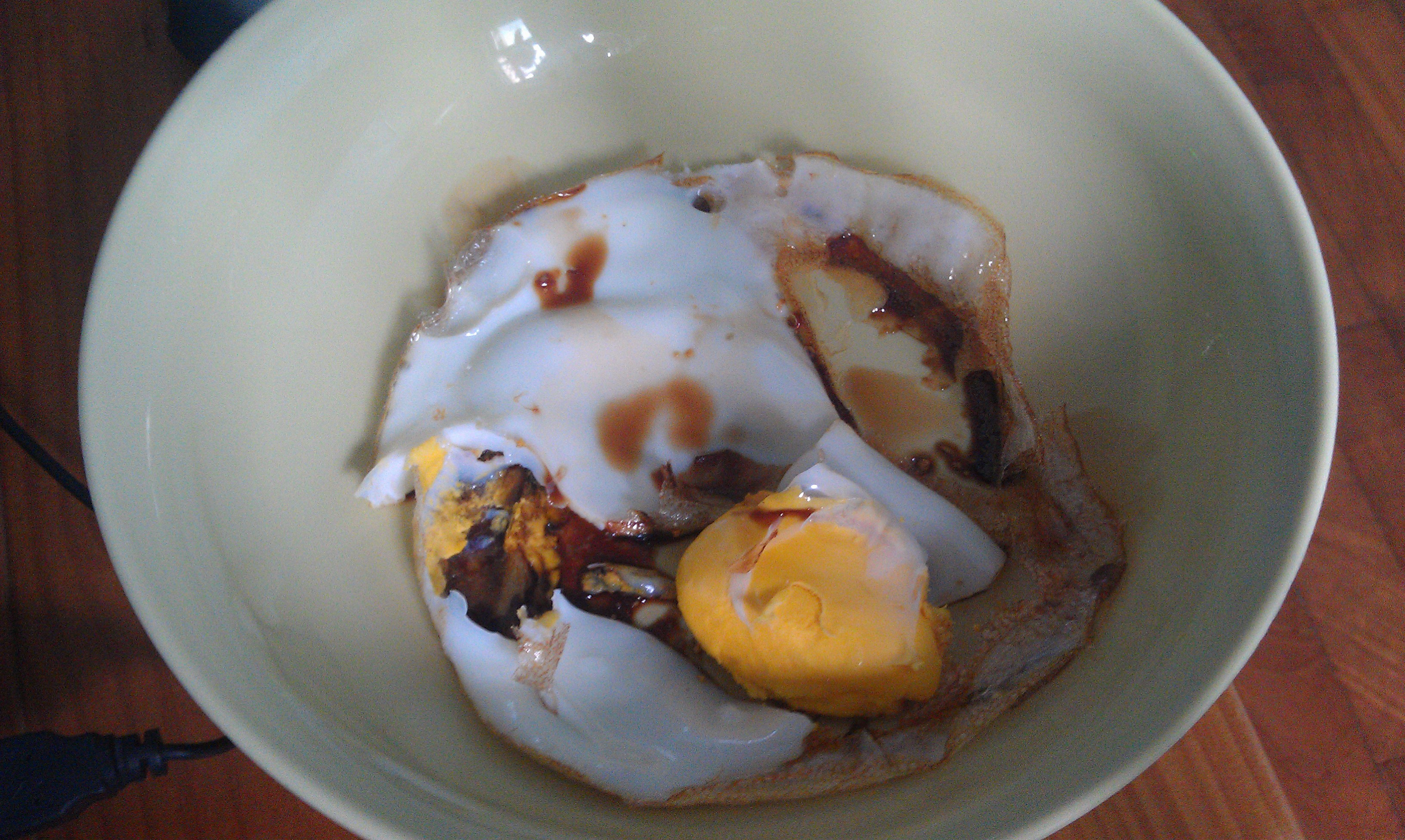 米各做的电饭锅煎蛋