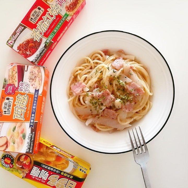 好侍西趣奶油蘑菇意面