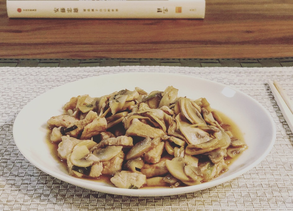 十分钟速成的蘑菇肉片