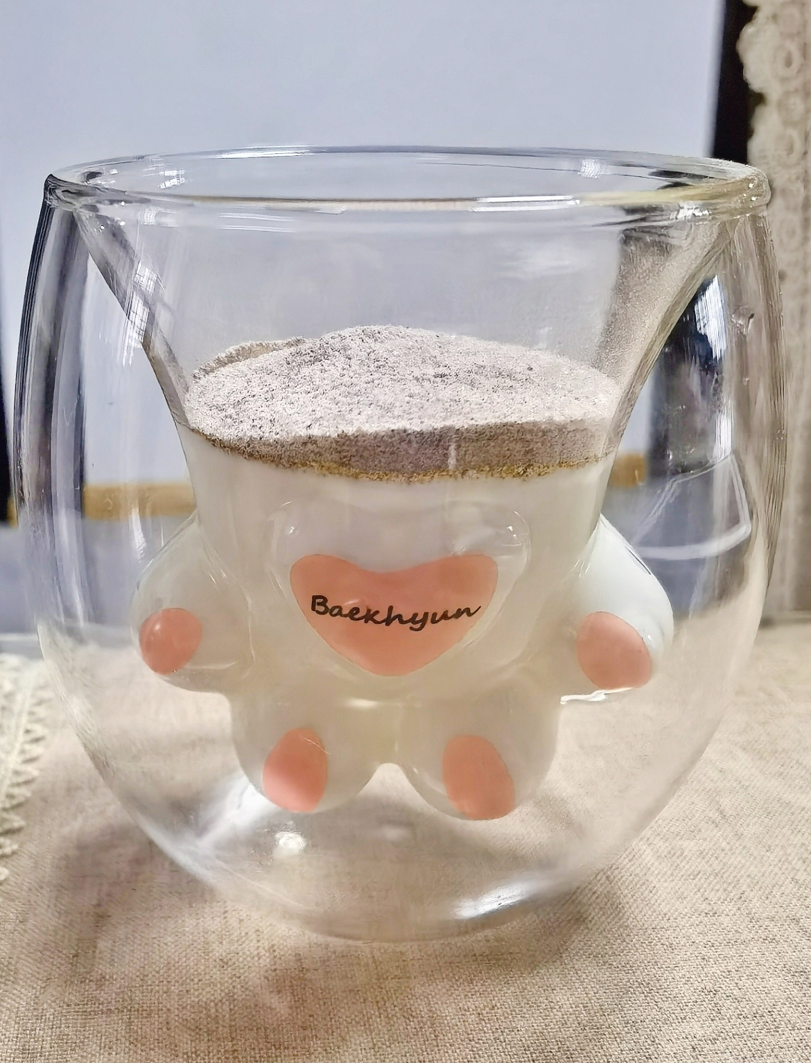 苦咖啡盆栽酸奶