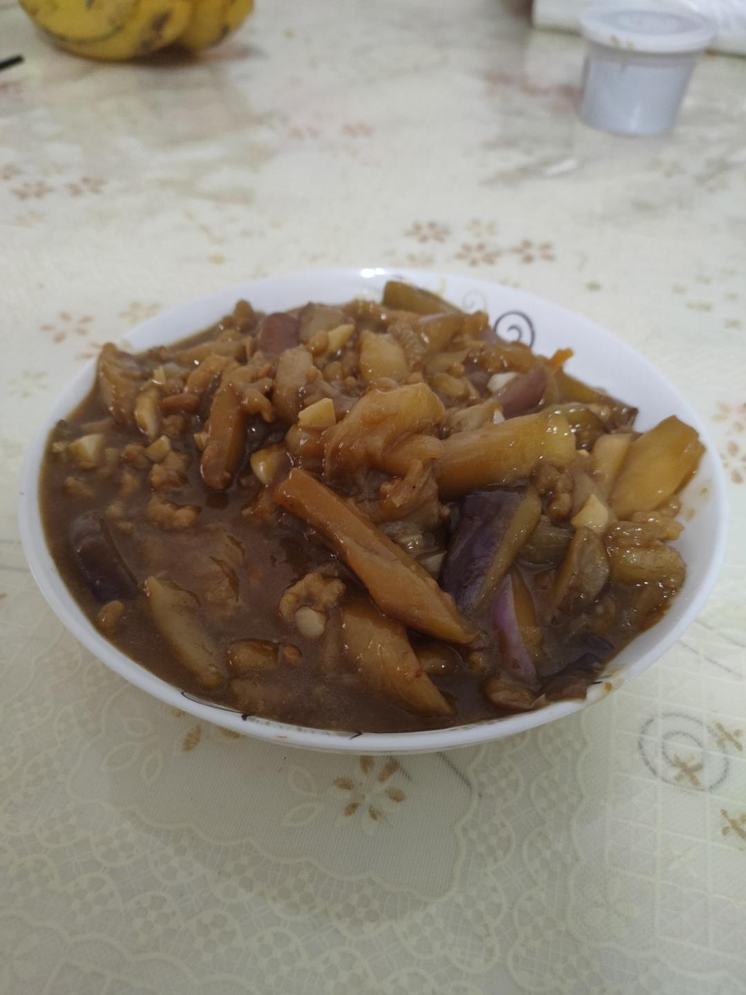 超级下饭酱香味肉末茄子