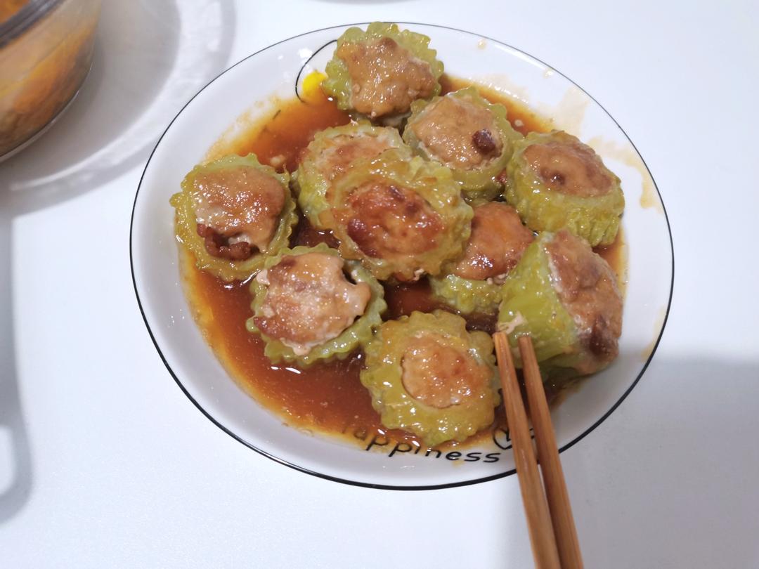 倦视绮罗做的夏日解暑必备家常菜苦瓜酿肉