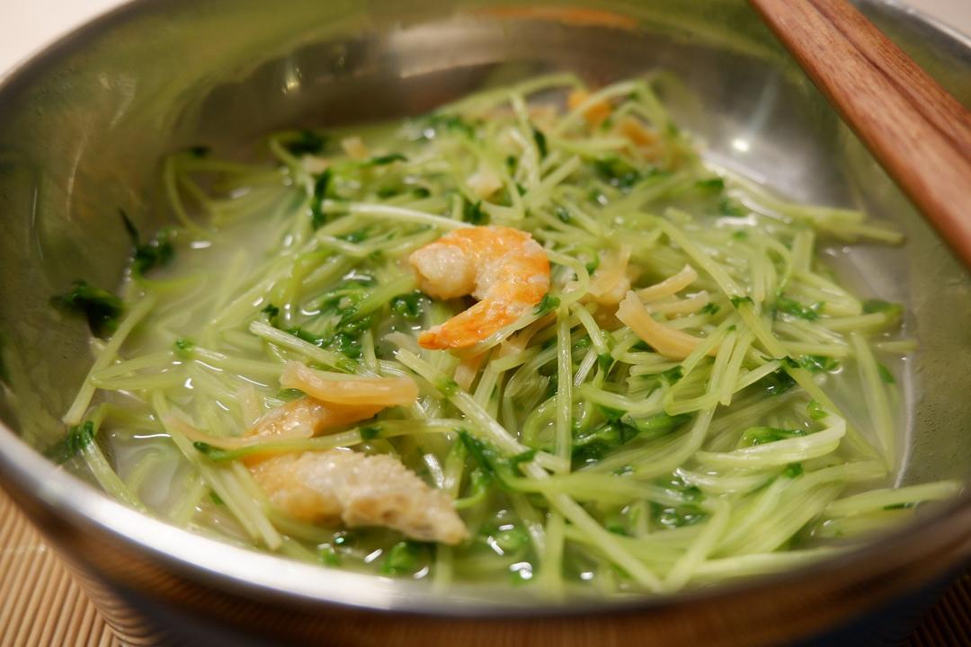 菜苗瘦肉汤
