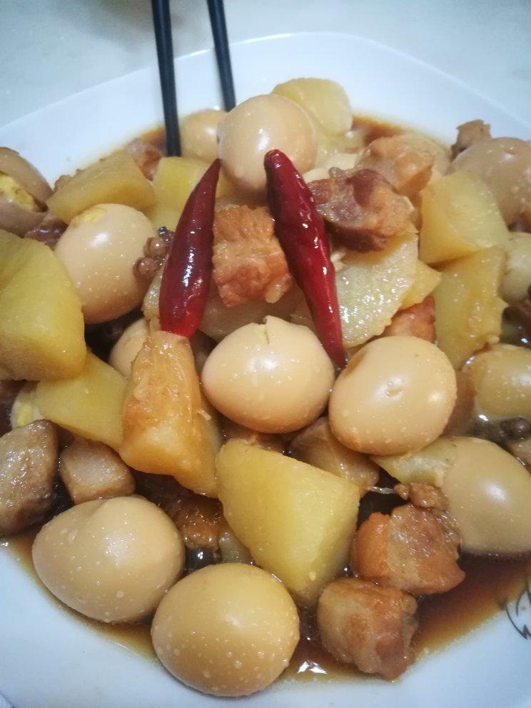 红烧肉炖土豆（丝毫不腻）