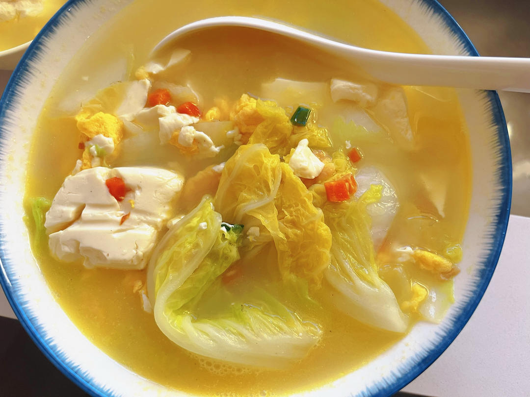 白菜豆腐汤