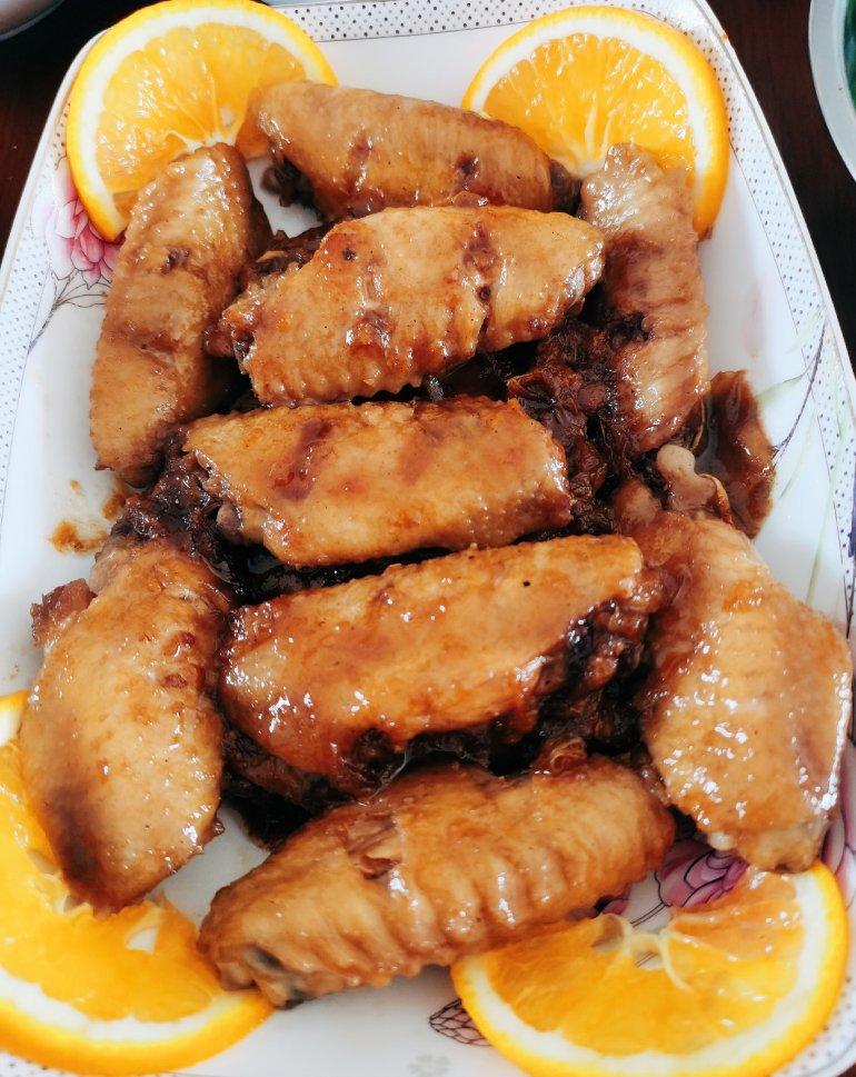 橙香煎鸡翅
