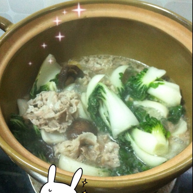 砂锅白菜肥牛