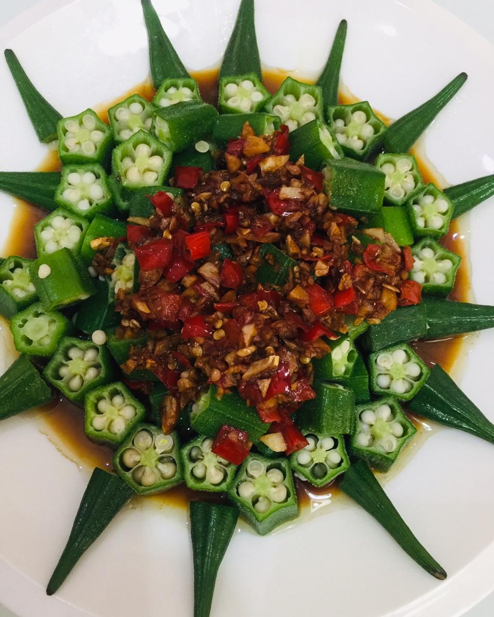 【白灼秋葵】清爽简单