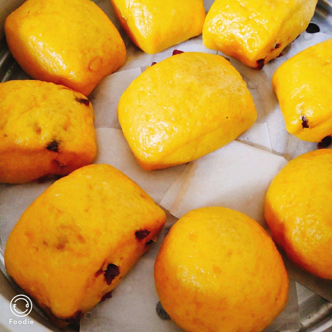 新手也可以--详解如何做出人见人爱、金黄的南瓜馒头