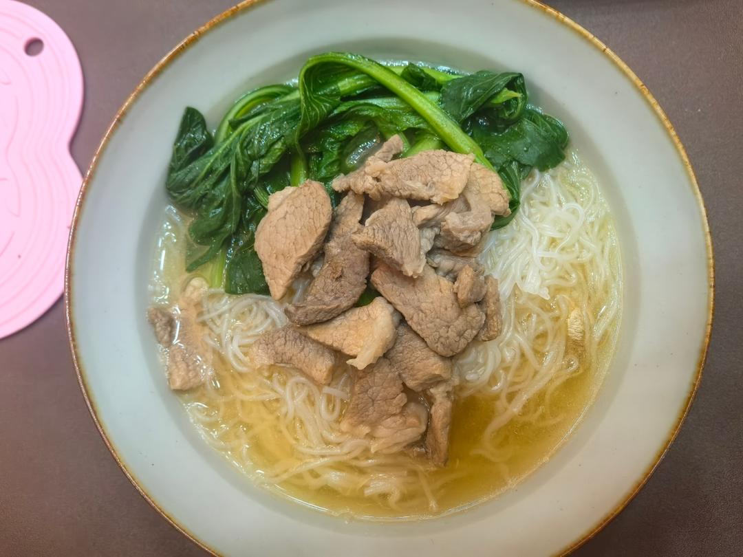 湯汁都喝光光的瘦肉粉