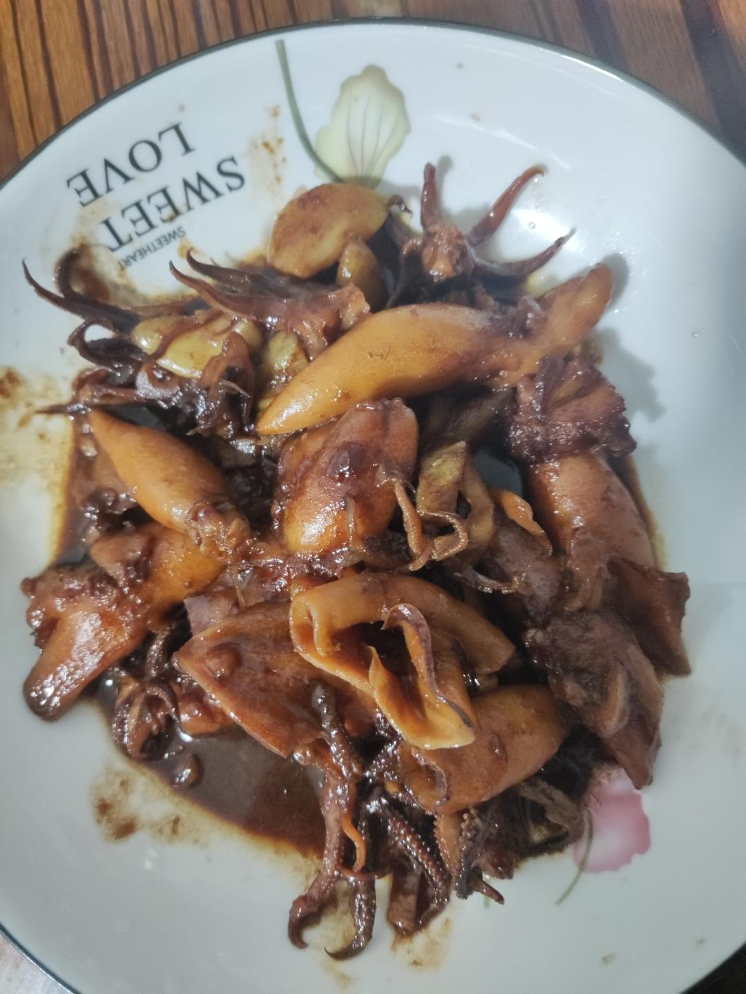 蒜烧籽乌（笔管鱼）