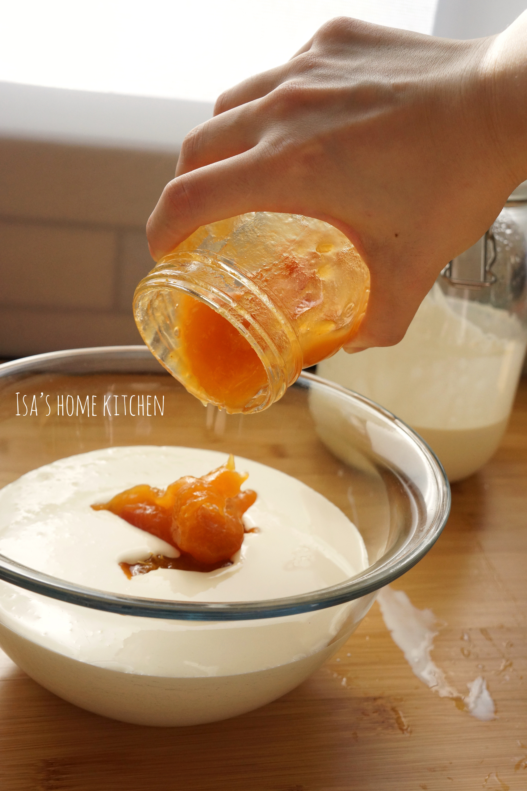 熟杏奶油冰激凌 附杏酱做法的做法 步骤7
