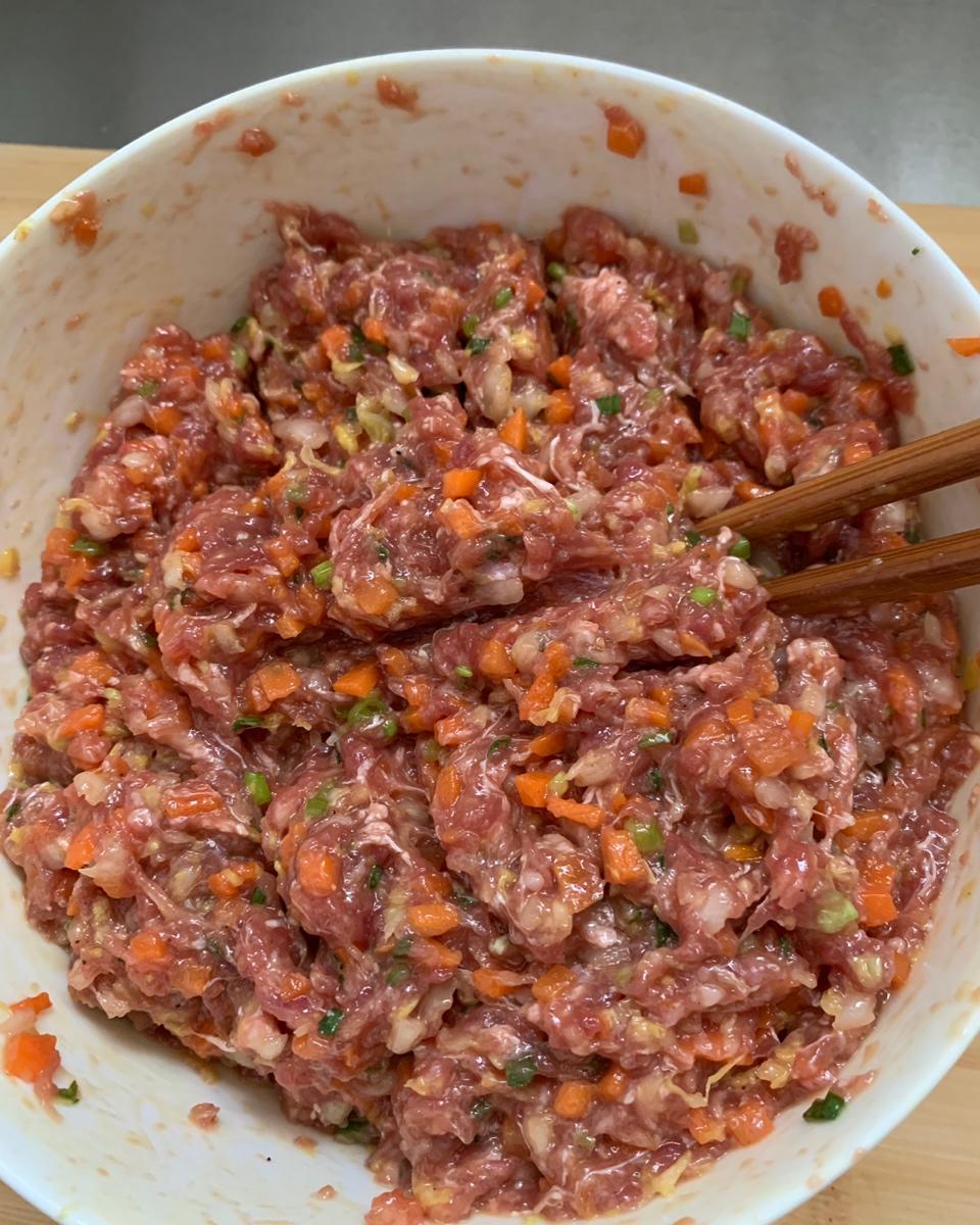 大葱牛肉饺子馅、包子馅