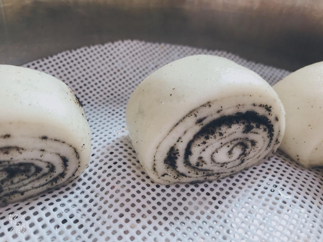 奶香黑芝麻馒头（一次性发酵）