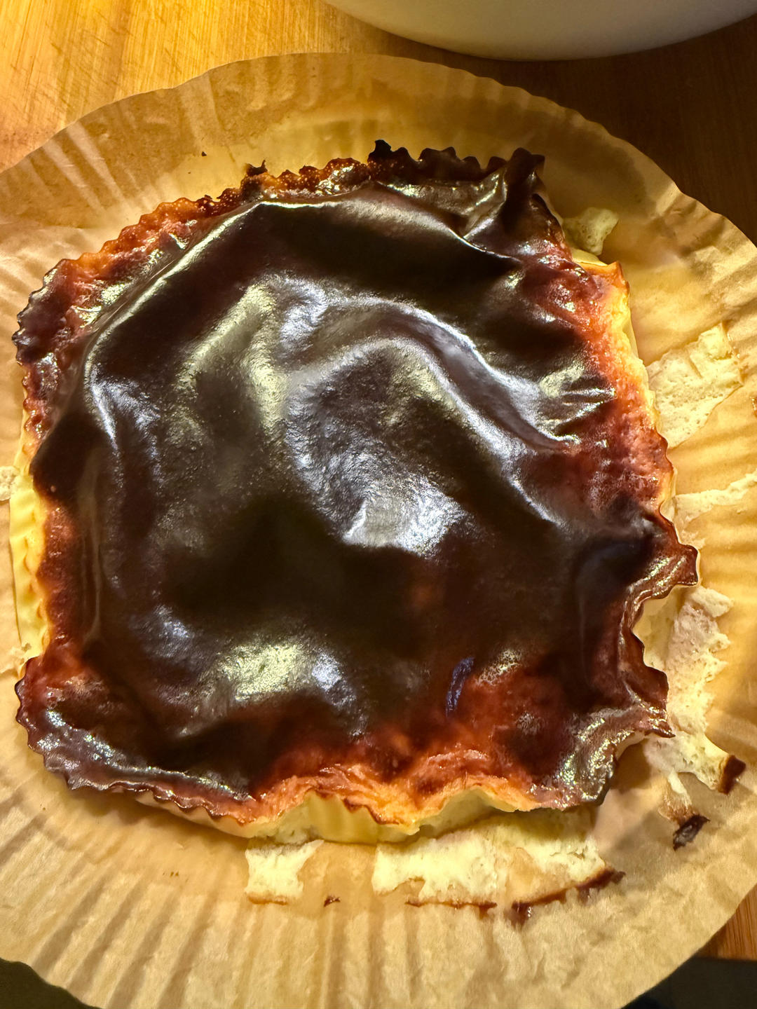 空气炸锅版酸奶巴斯克蛋糕（无需淡奶油）