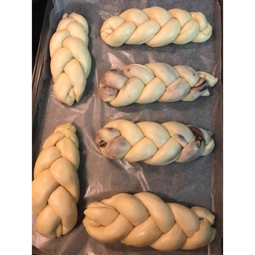 酸奶辫子面包（一次发酵）