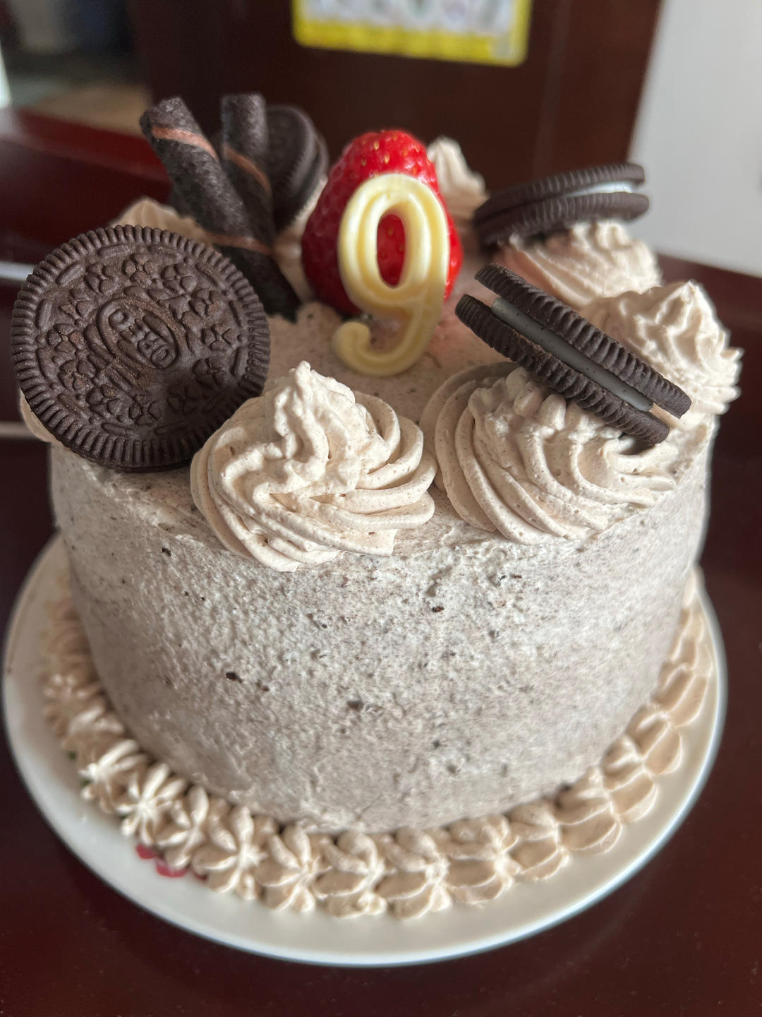 私房烘焙｜奥利奥淋面生日蛋糕