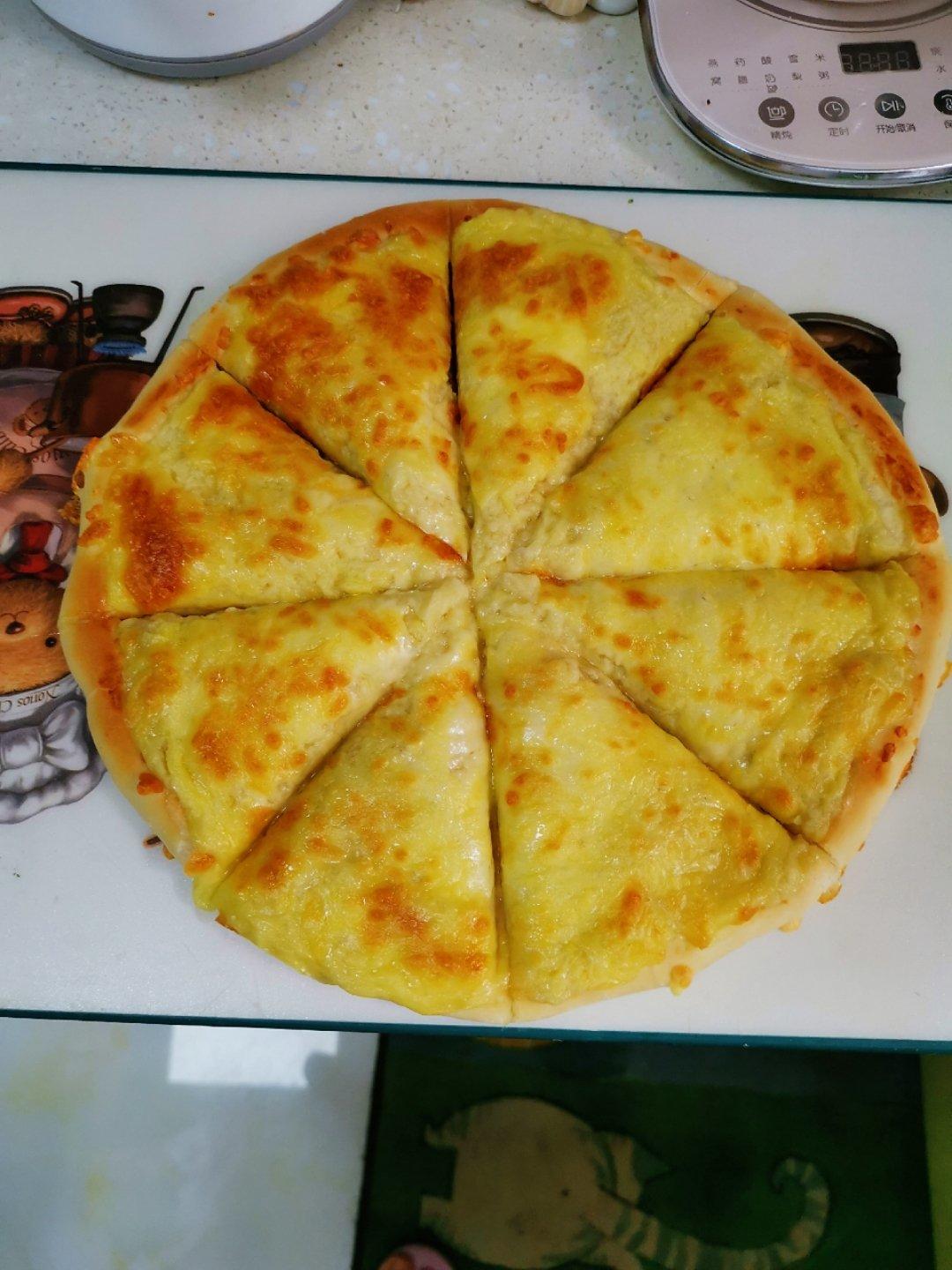 榴莲披萨及饼底制作