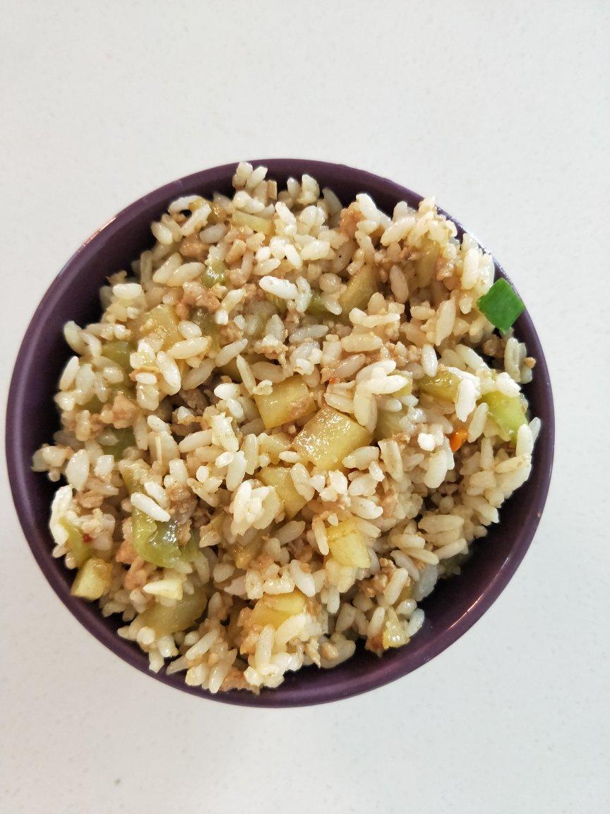 特别好吃的茄子炒饭