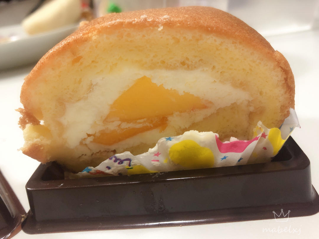 黄桃蛋糕卷（小四卷）