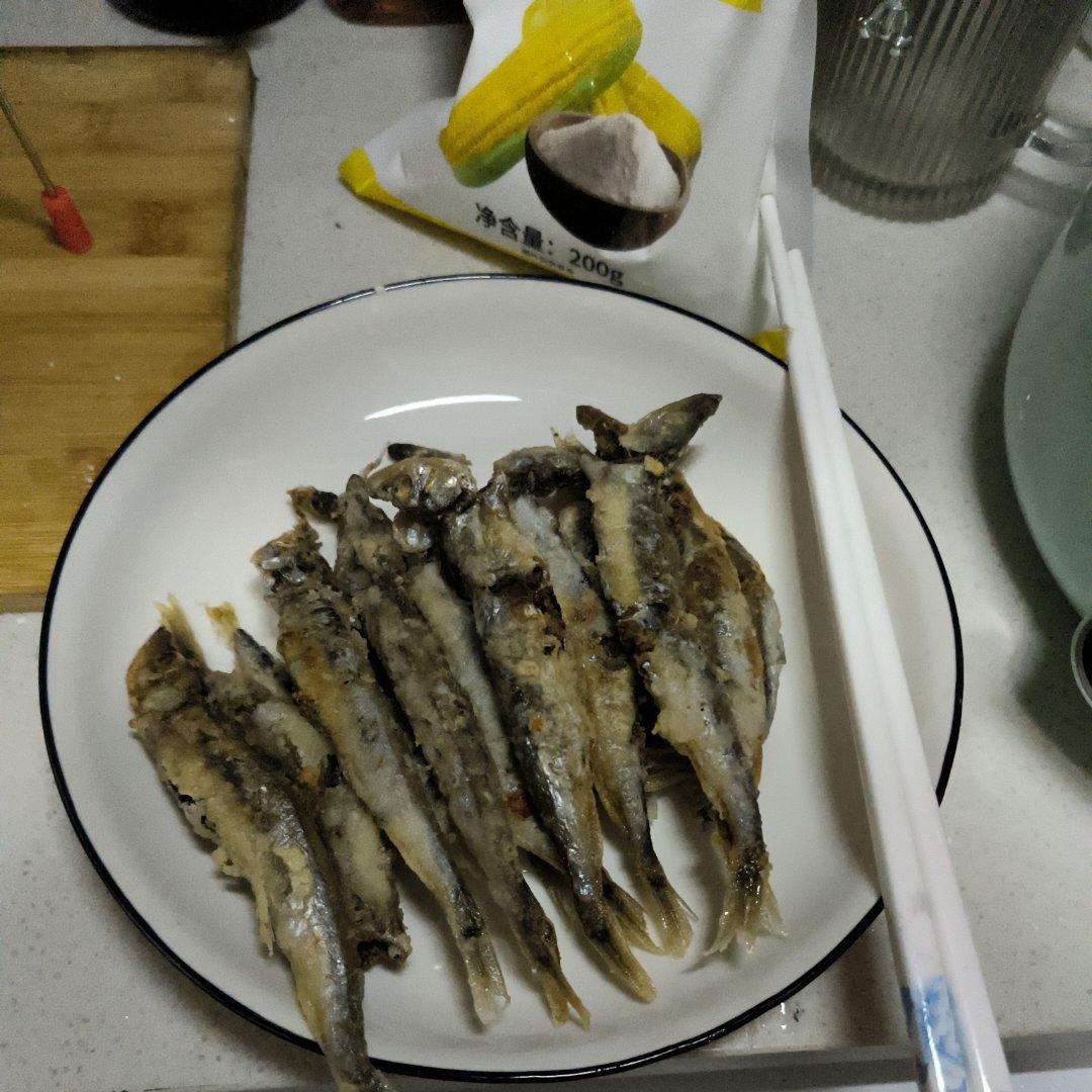 香煎多春鱼（日料）