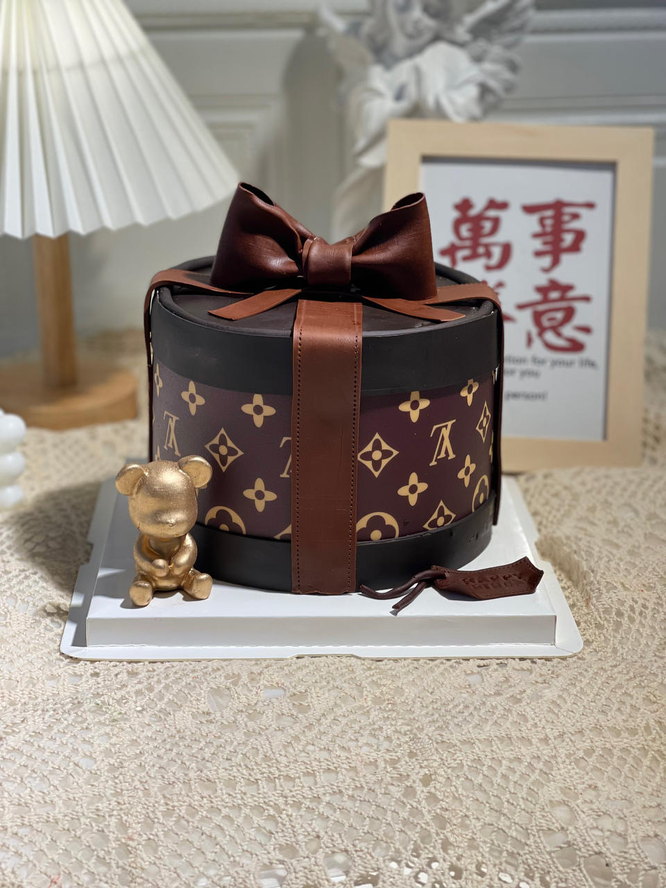 Lv包包翻糖蛋糕