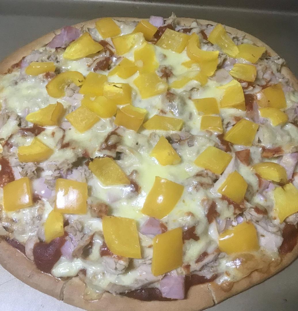 金枪鱼火腿pizza