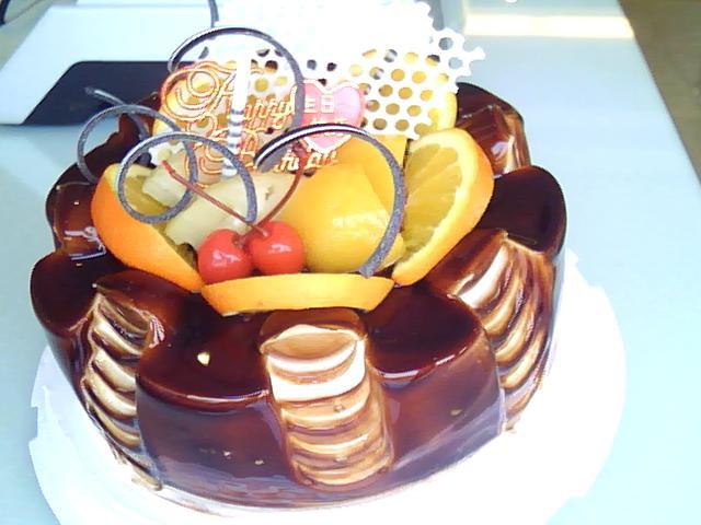 巧克力水果蛋糕的做法