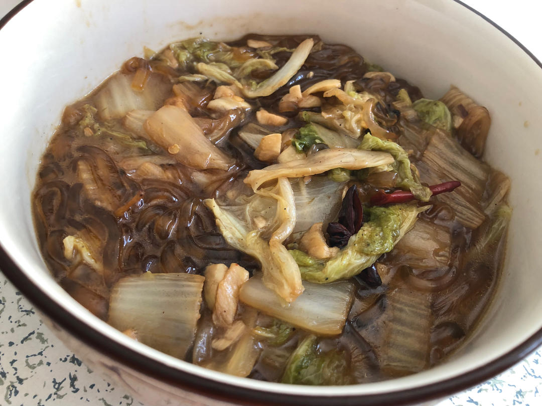 白菜炖粉条子