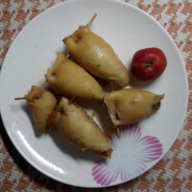 鱿鱼米肠