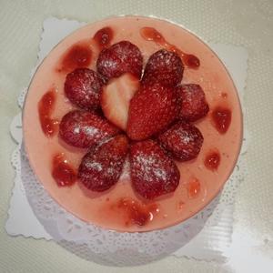 草莓慕斯蛋糕的做法 步骤15